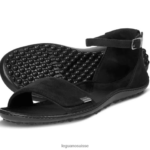 sandales jara noires Leguano femmes chaussure 6D24JH21